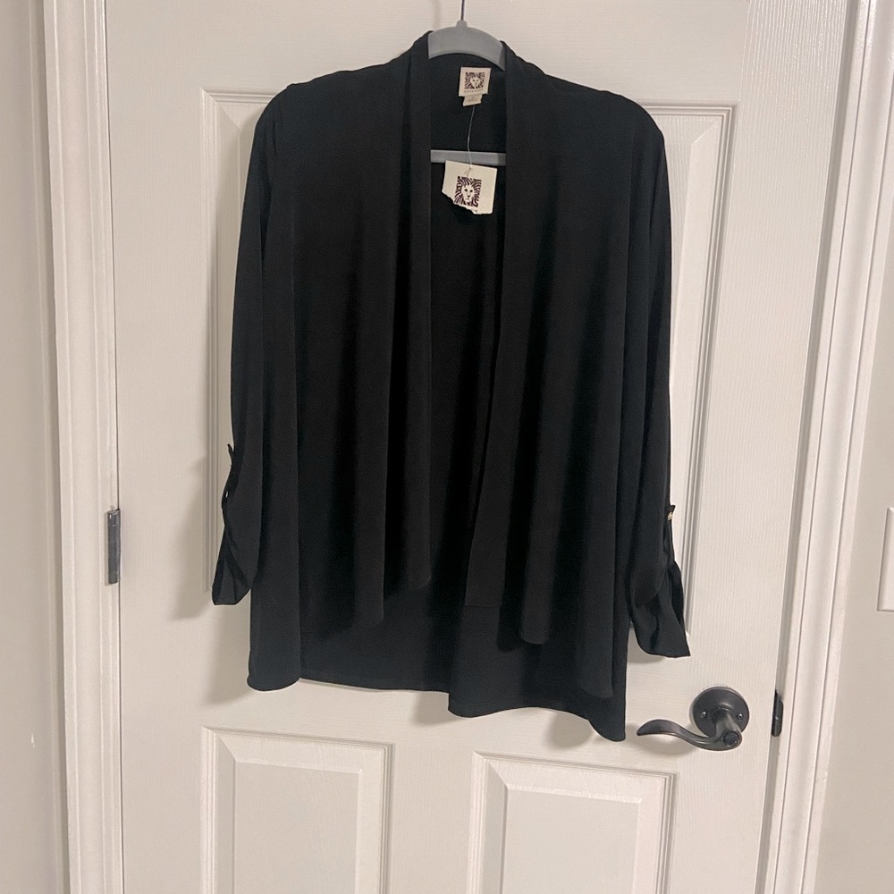 Anne Klein black cardigan